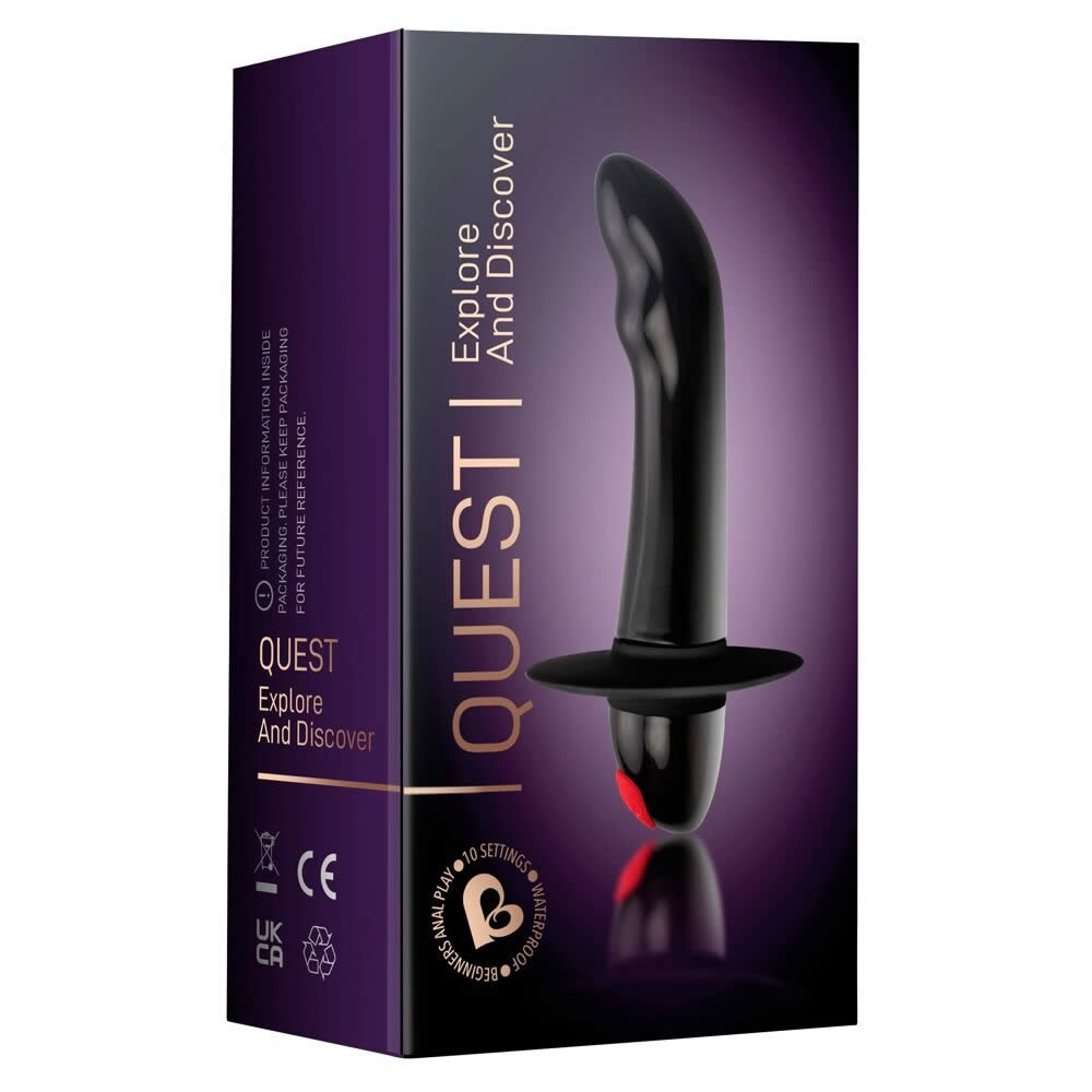 Prostata Vibrator Quest Sort - Billede 2
