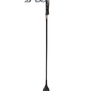 Læder Ridepisk Sort
