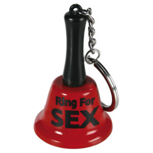 Ring for sex nøglering klokke Rød / Sort