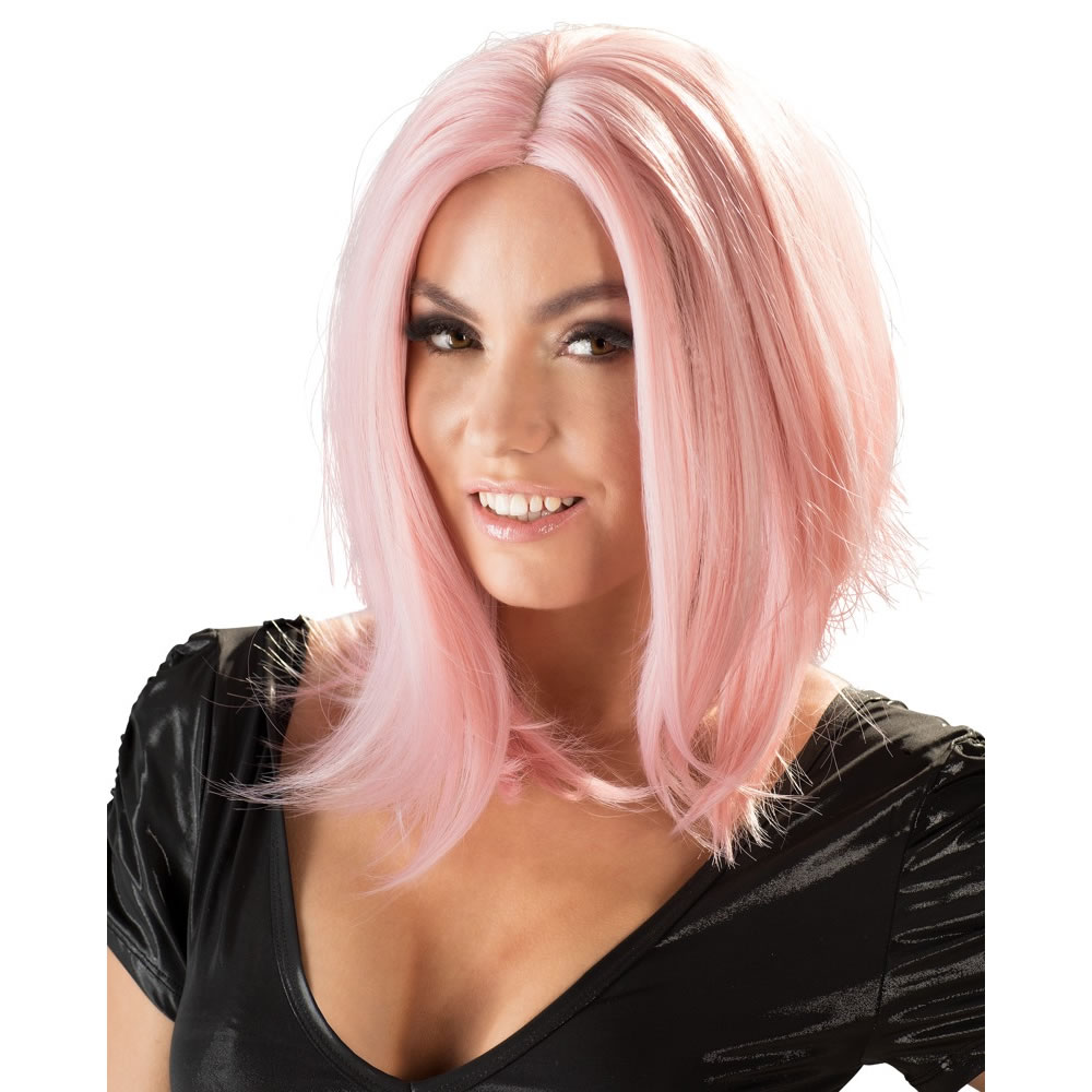 Paryk Pink Rosa 30 cm - Billede 4
