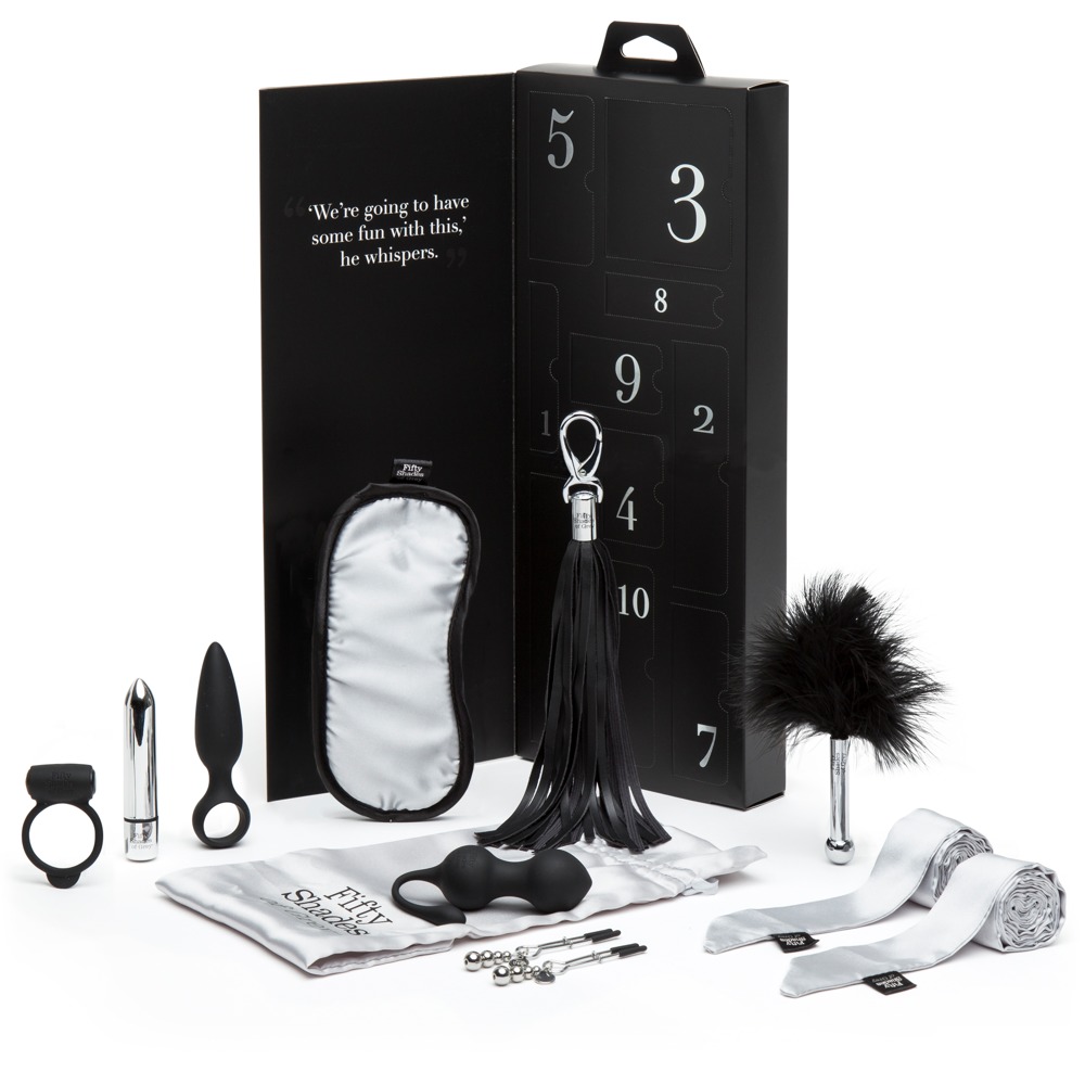 Pleasure Overload Surprise Kalender fra Fifty Shades of Grey Sort / Sølv - Billede 6