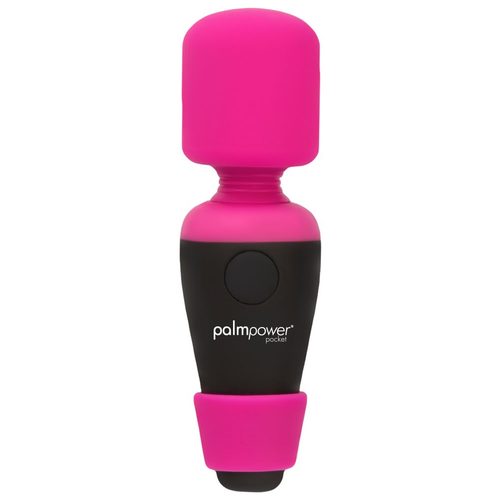 Palm Power Pocket Wand Massagestav Pink / Grå - Billede 6