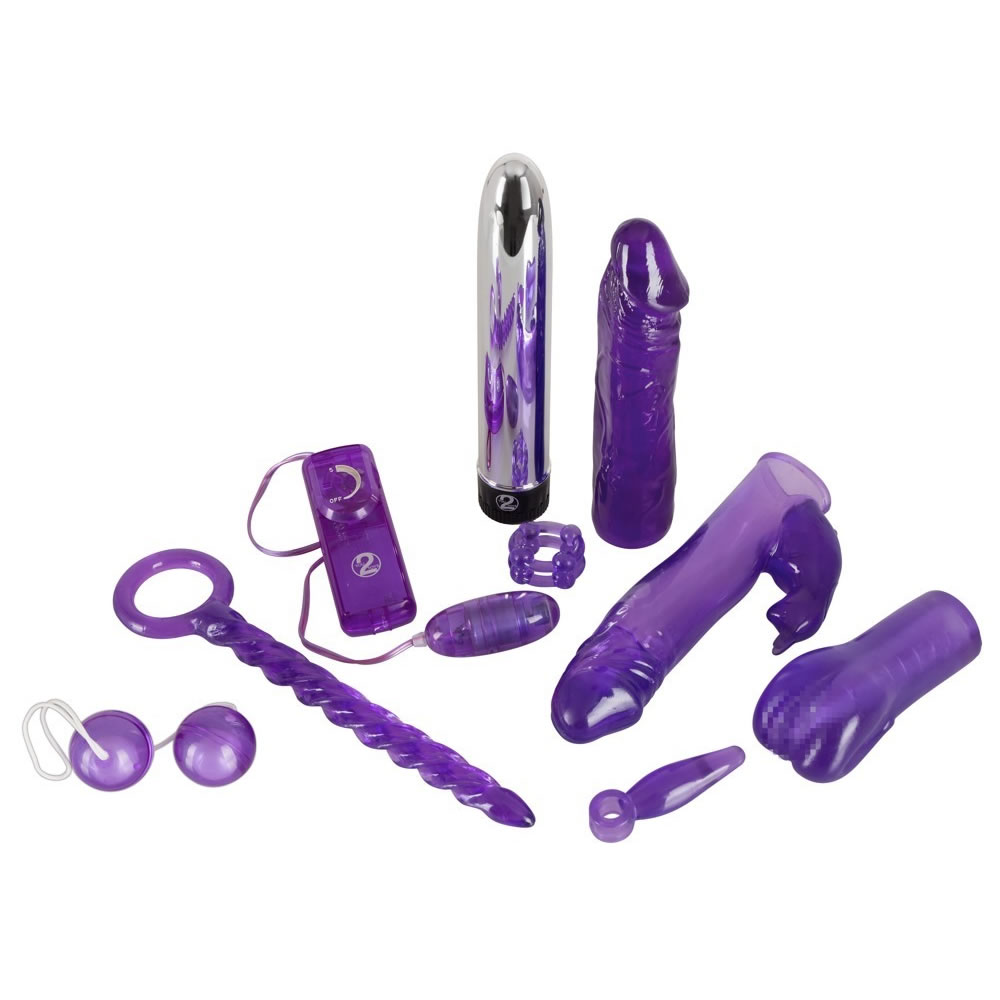 Purple Appetizer Sexlegetøj Sæt med 9 Dele Lilla - Billede 8