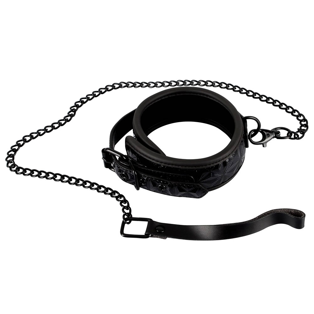 Bondage Halsbånd med Metal Line - Billede 12
