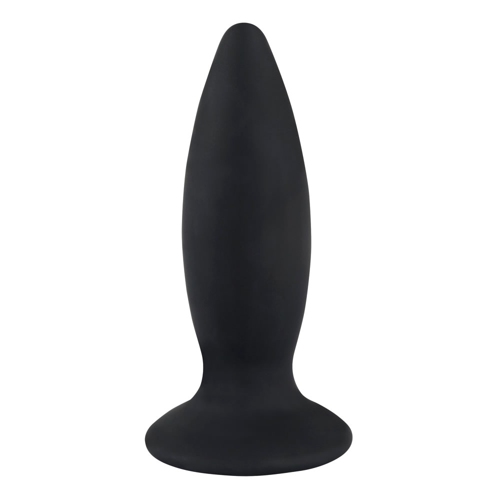 Black Velvets Genopladelig Silikone Anal Plug med Vibrator - Billede 8