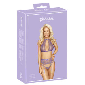 Kissable Lingeri Sæt i Lilla Blonder