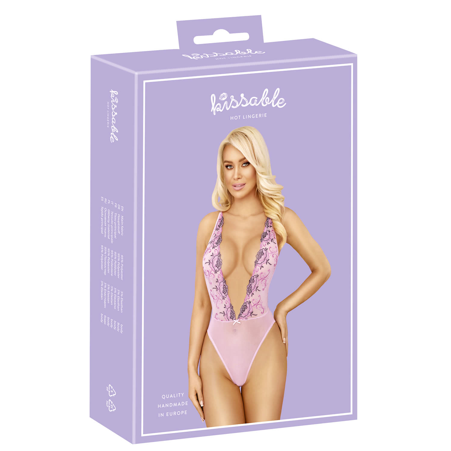 Kissable Blonde Body i Rosa