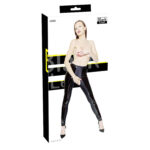 Vinyl Leggings med Stretch og Bundløs S