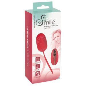 Sweet Smile Fjernbetjent Vibrator Æg Rød
