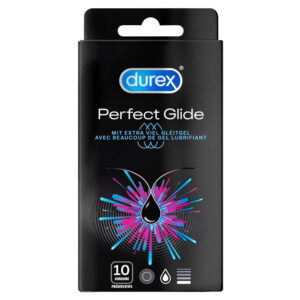 Durex Perfect Glide med Ekstra Glidecreme 10 stk