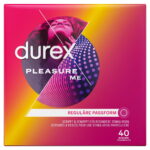 Durex Pleasure Me Kondom med riller og knopper 40 stk