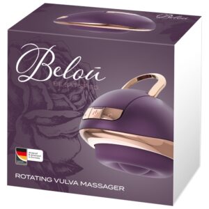 Belou Roterende Vulva og Klitoris Vibrator Lilla / Guld