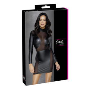 Wetlook Kjole med Transparent Nylon