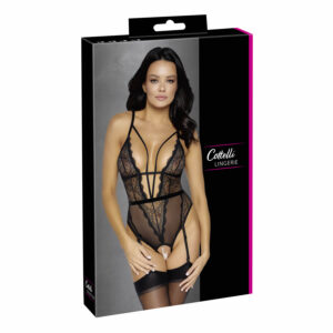 Bundløs Blonde Body med Nylon og Strømpeholdere