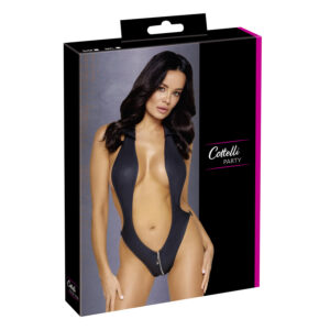 Wetlook Body med Åben Front og Bagdel