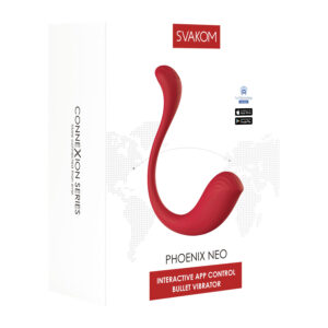 Svakom Phoenix Neo Par Vibrator med App Styring Rød