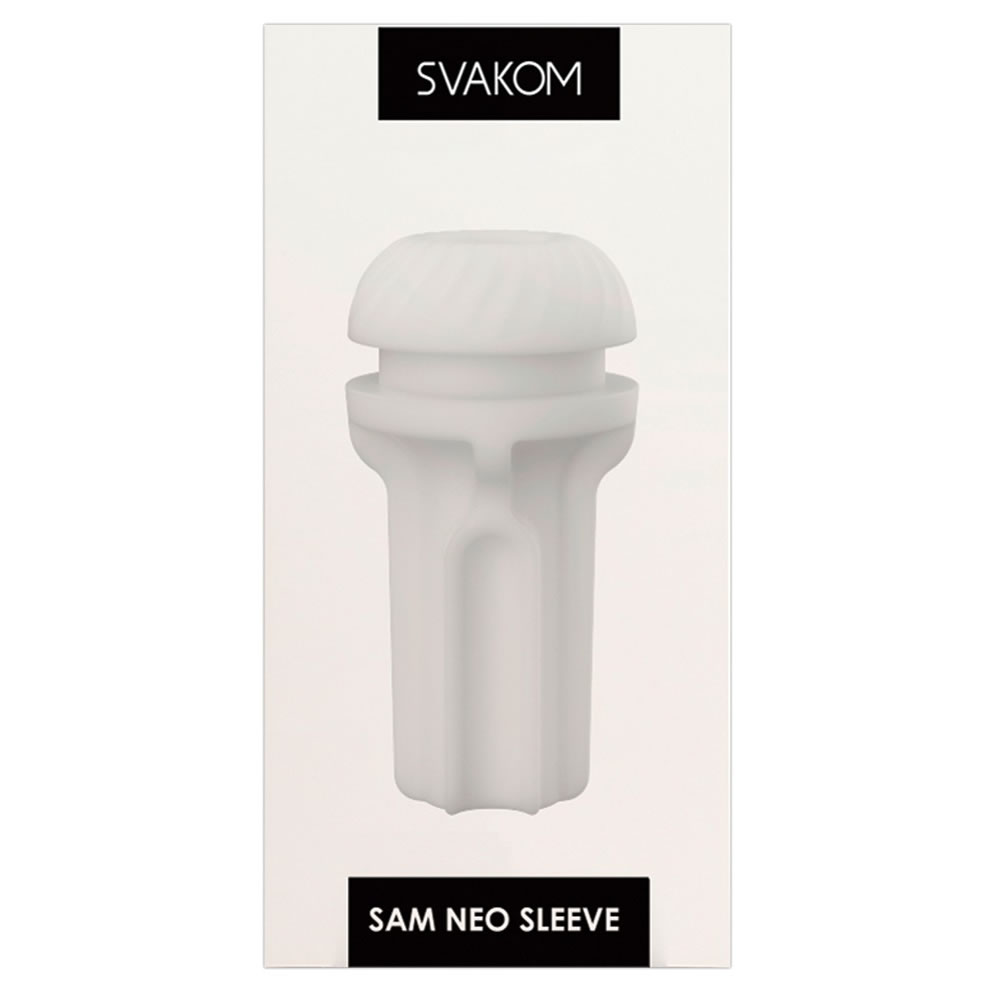 Svakom Sam Neo sleeves Erstatningshylster Hvid