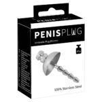 Penisplug Umbrella Dilator af Stål Sølv