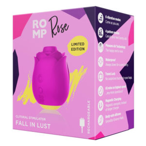 Romp Rose Klitoris Stimulator og Pulsator Pink