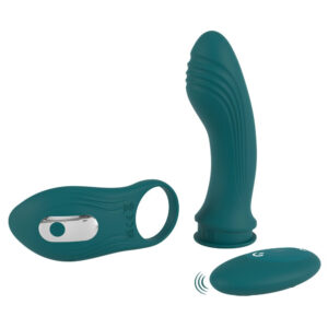 Couples Choice 3 i 1 vibrator med Trådløs Fjernbetjening Grøn