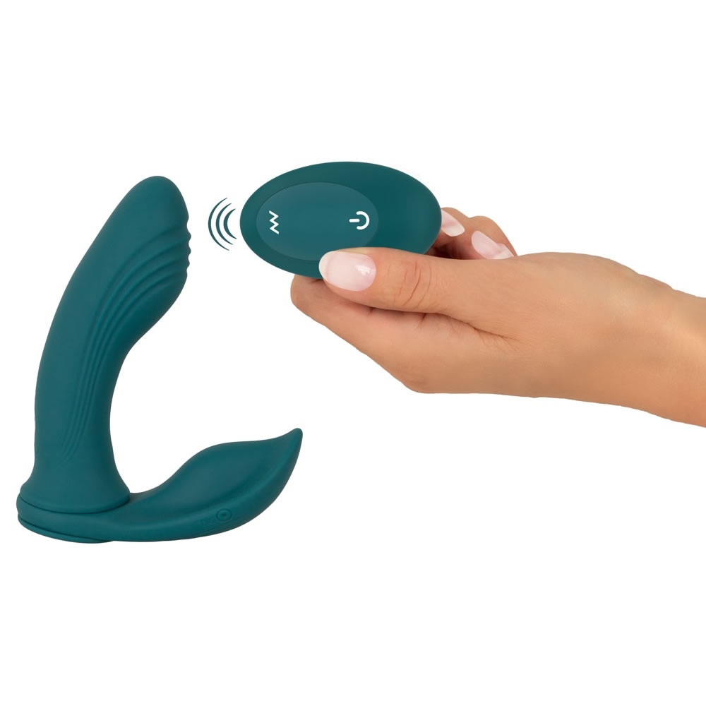 Couples Choice 3 i 1 vibrator med Trådløs Fjernbetjening Grøn - Billede 7