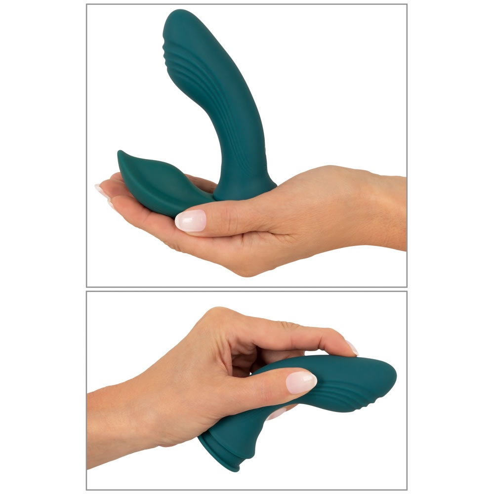Couples Choice 3 i 1 vibrator med Trådløs Fjernbetjening Grøn - Billede 8