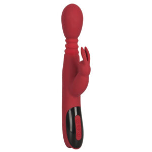 Silikone Rabbit Vibrator med Varme Funktion Rød