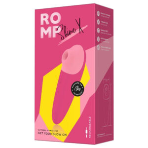ROMP Shine X Klitoris Stimulator - Vandtæt Pulsator med Pleasure Air Pink