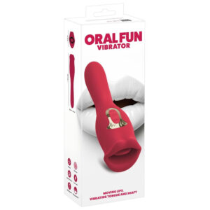 Oral Fun Lay-On Vibrator Large Pink