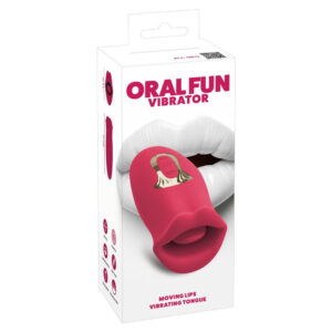Oral Fun Lay On Vibrator Small Pink