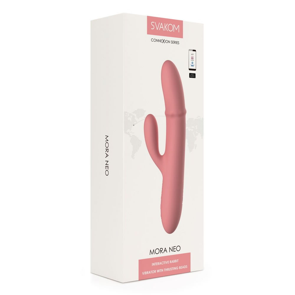 Svakom Mora Neo Rabbit Vibrator med App Styring Rosa