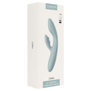 Svakom Chika Rabbit Vibrator med App Styring og Varmefunktion Turkis