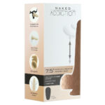 Naked Addiction Silikone Vibrator Med Støde Funktion og Rotation Hud / Beige