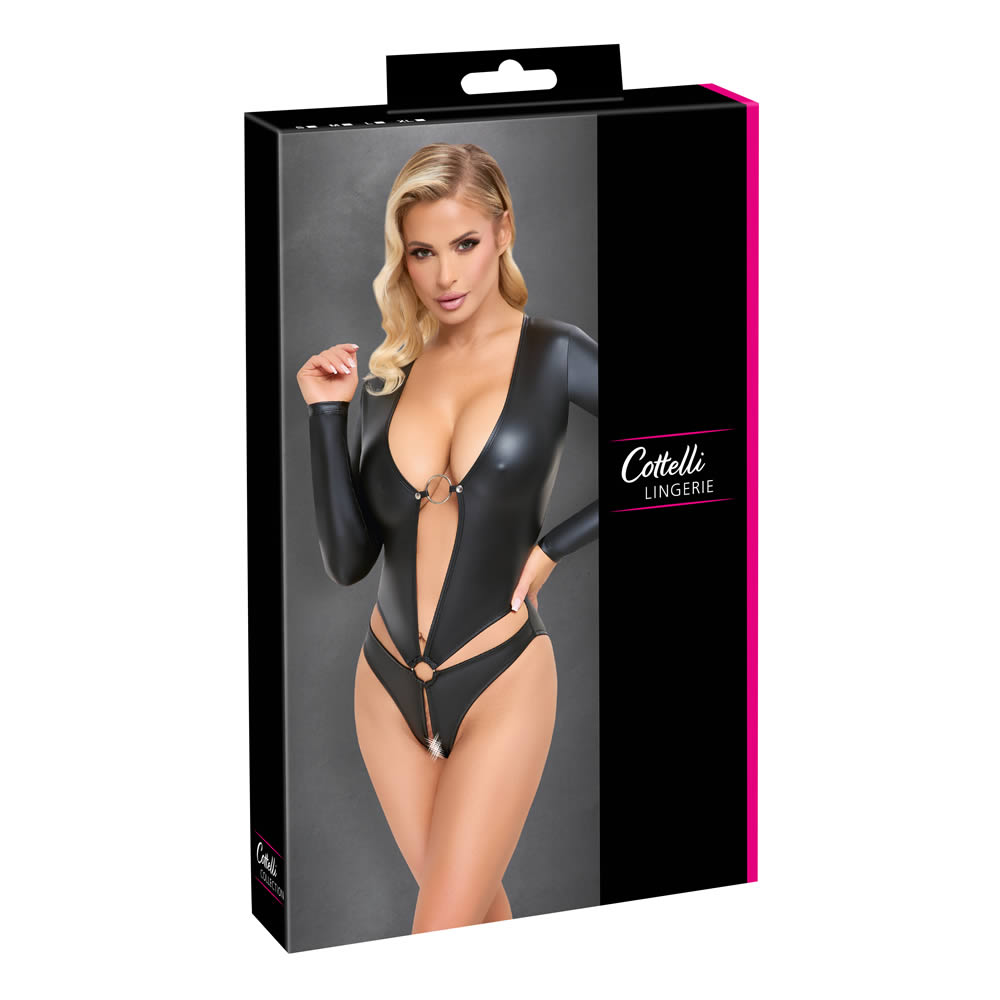 Wetlook Body med Åben Front Style