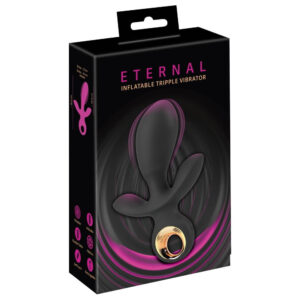 Eternal Oppustelig Triple Vibrator Sort