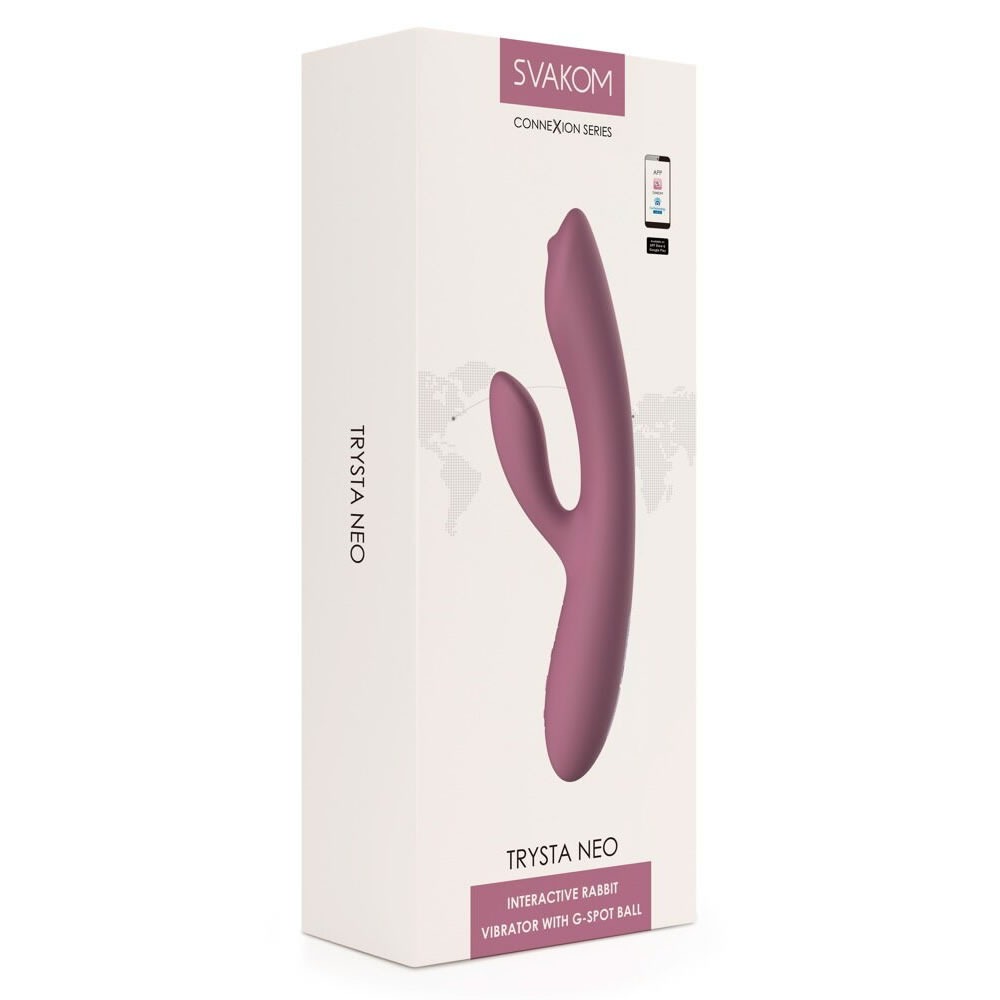 Svakom Trysta Neo Rabbit Vibrator med App Styring Rosa