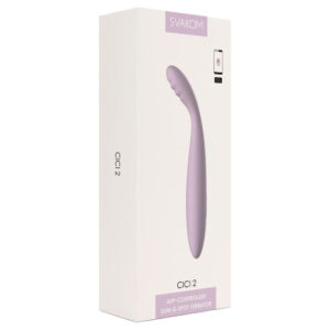 Svakom Cici 2 G-punkt Vibrator med Varme Funktion og App Styring Lilla