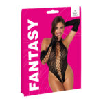 Netbody med Tigerstriber og Lange Handsker Onesize S-L