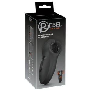 Rebel Man Wand Masturbator med Vibrator Sort