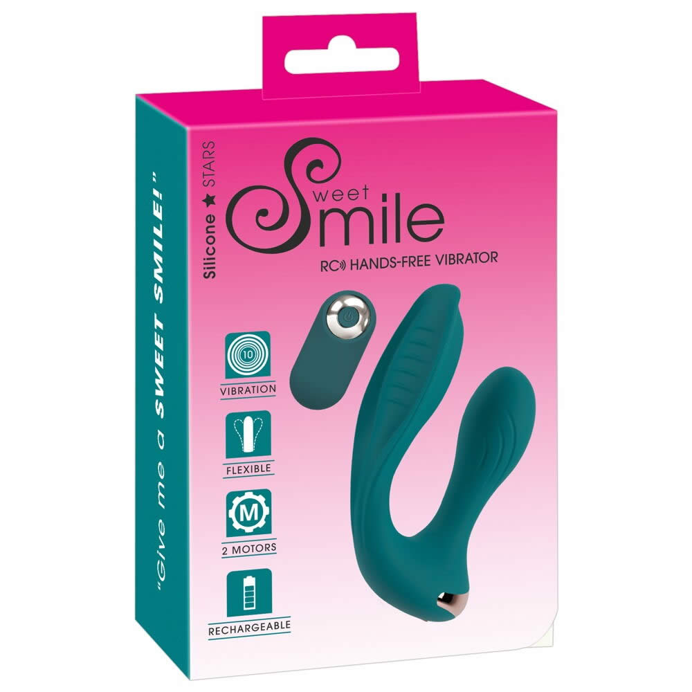 Sweet Smile Fjernbetjent Hands-free Vibrator Grøn