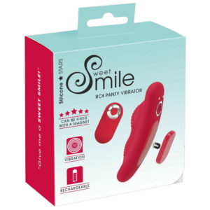 Sweet Smile Trusse Vibrator med Fjernbetjening Rød