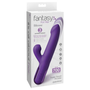 Super Sonix Thruster Rabbit Vibrator Lilla