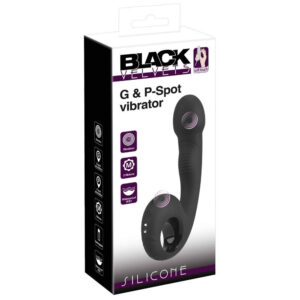Black Velvets P og G-Punkt Vibrator Sort