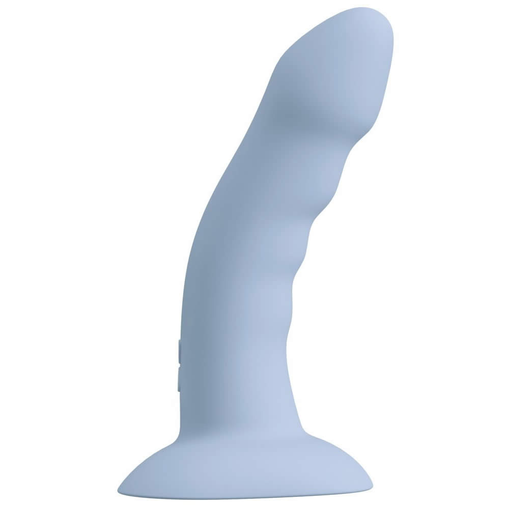 Heart Guy Blue Vibrator med Sugekop Blå - Billede 3