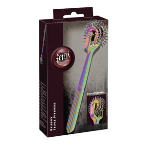Rainbow Triple Pinwheel Nervehjul Regnbue Farvet