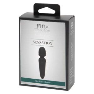 Fifty Shades of Grey Sensation Mini Wand Vibrator Massagestav Sort