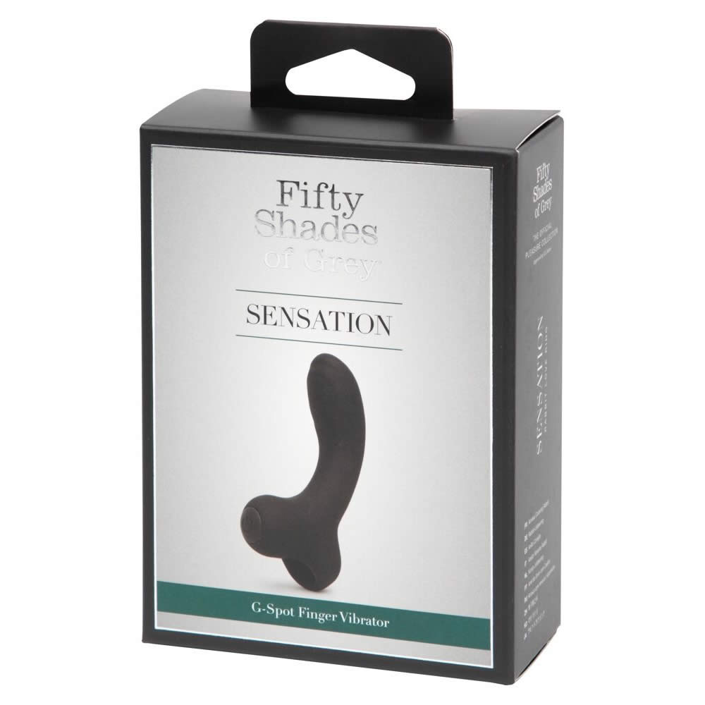 Fifty Shades of Grey Sensation G-Spot Finger Vibrator Sort - Billede 6