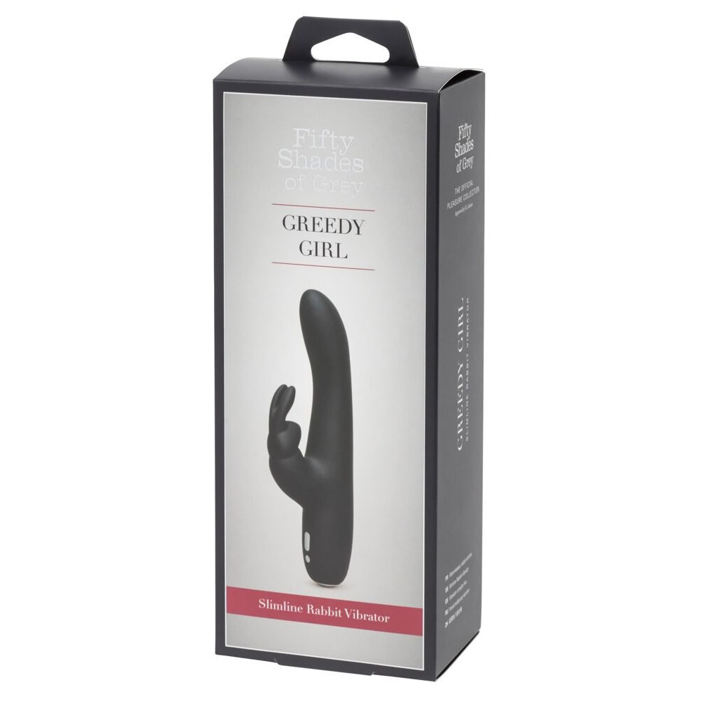 Fifty Shades of Grey Greedy Girl Slimline Rabbit Vibrator Sort