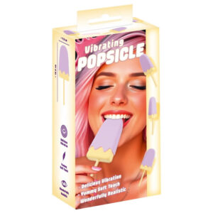 Popsicle Ispind Vibrator Lilla / Gul