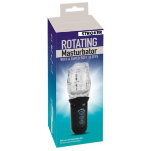 Stroker Rotating Masturbator Sort / Transparent